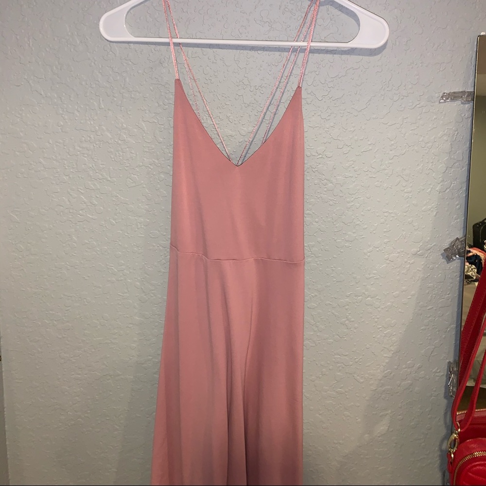 light pink dress!